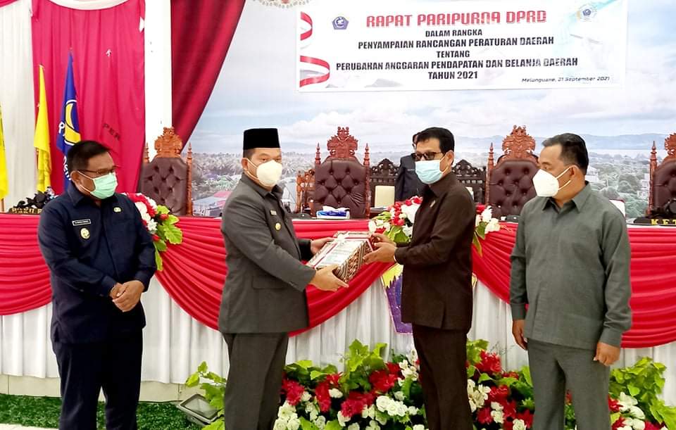 Enam Fraksi DPRD Talaud Setujui Ranperda Perubahan APBD 2021
