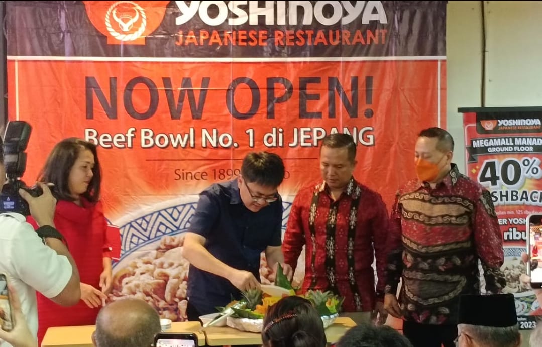 Pertama Kali! Yoshinoya Hadir di Manado