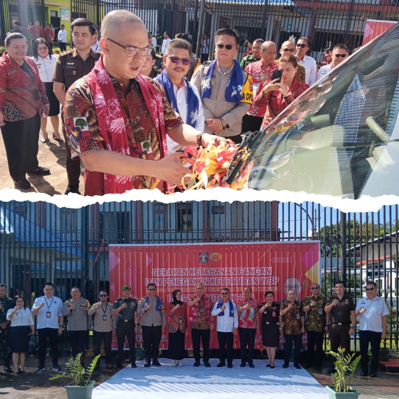 Wal Kota Tomohon Hadiri Gerakan Ketahanan Pangan di Manado