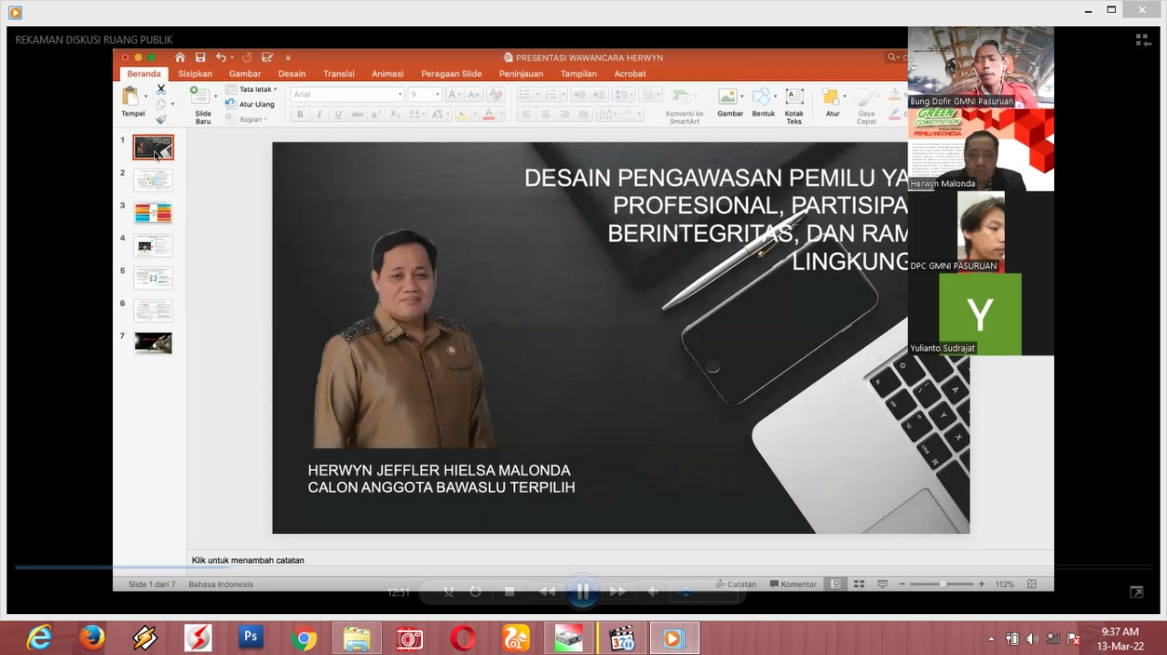 Malonda Ajak Masyarakat Berpartisipasi Aktif Kawal Pemilu 2024