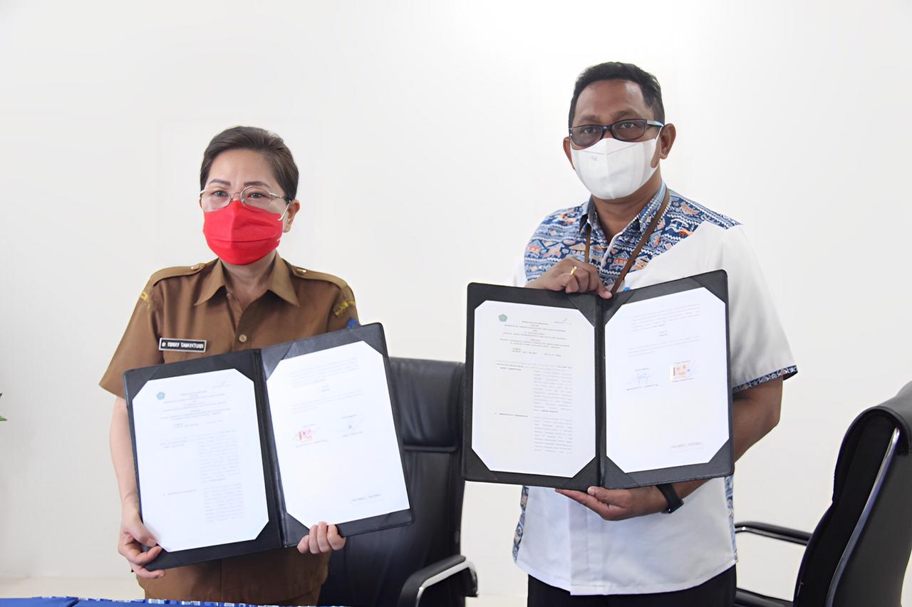 Dukung Promosi Pariwisata Daerah,Angkasa Pura I Manado Teken MoU Dengan Bupati Sangihe
