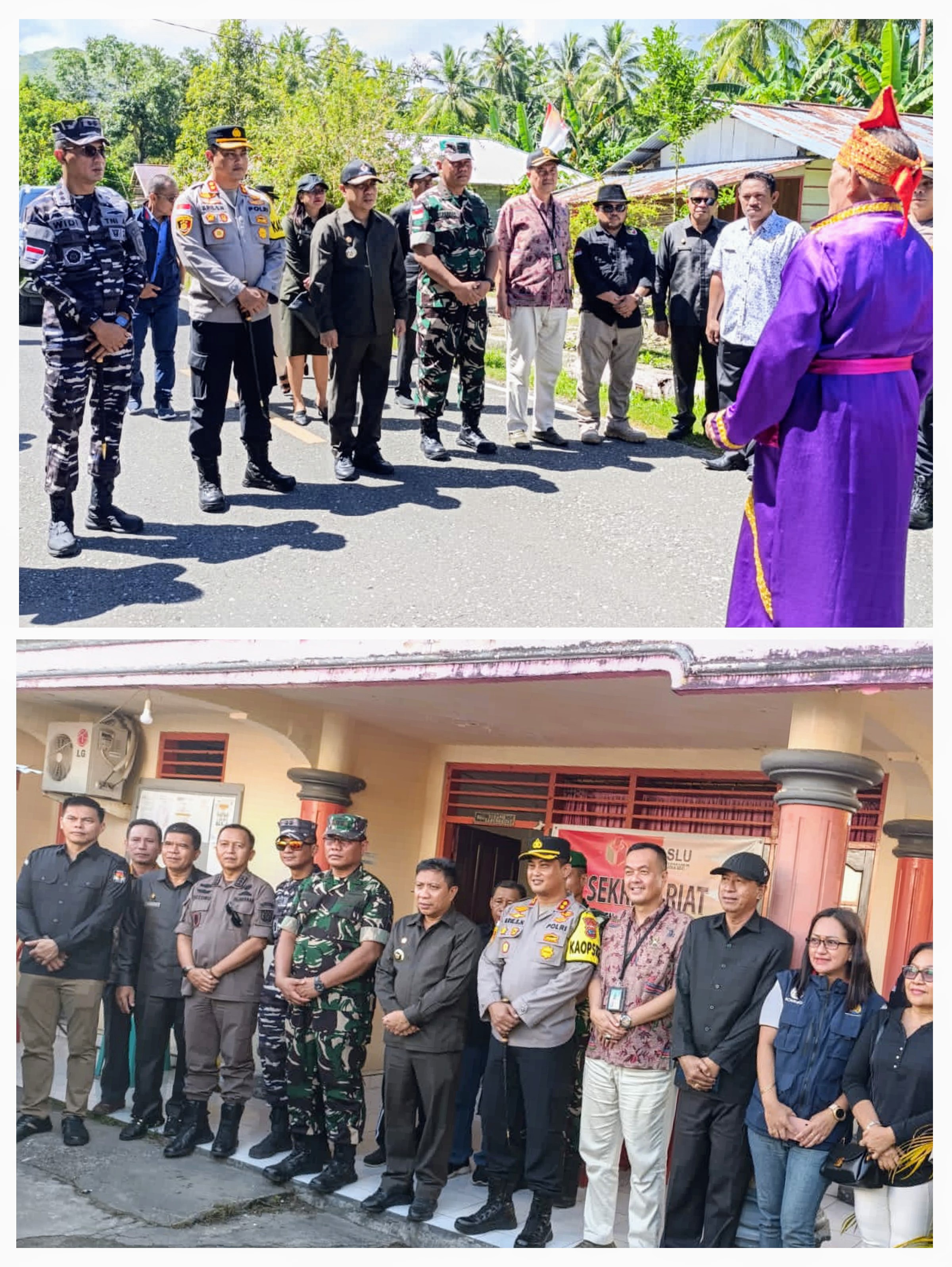 PJ Bupati Manumpil Bersama Forkopimda Talaud Pantau Kesiapan Pilkada 2024