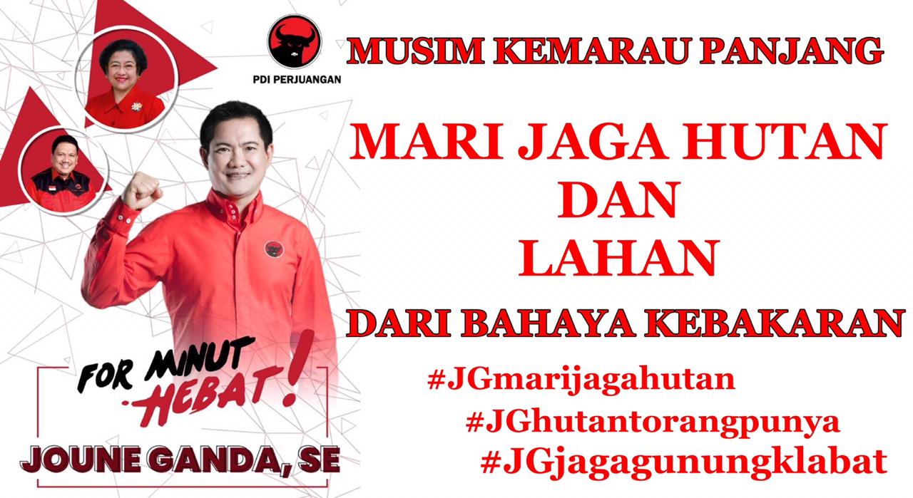 Joune Ganda Ingatkan Masyarakat Waspada Karhutla