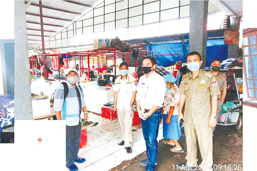 Pemkab Sweeping Masker di Plaza Ratahan