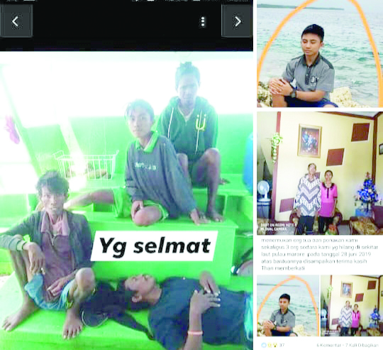 Sebulan Terperangkap di Laut, Pemprov Jemput 2 Warganya