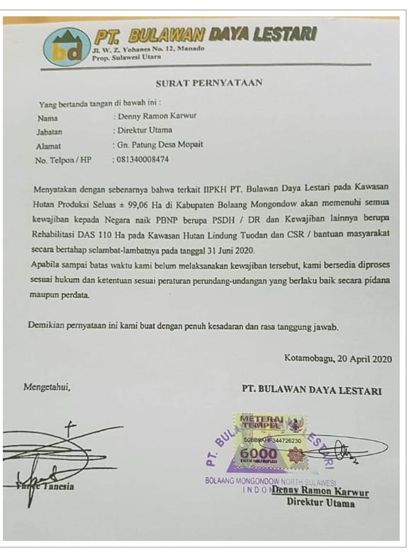 Institut Lembang Sembilan Sulut ‘Serang’ PT BDL