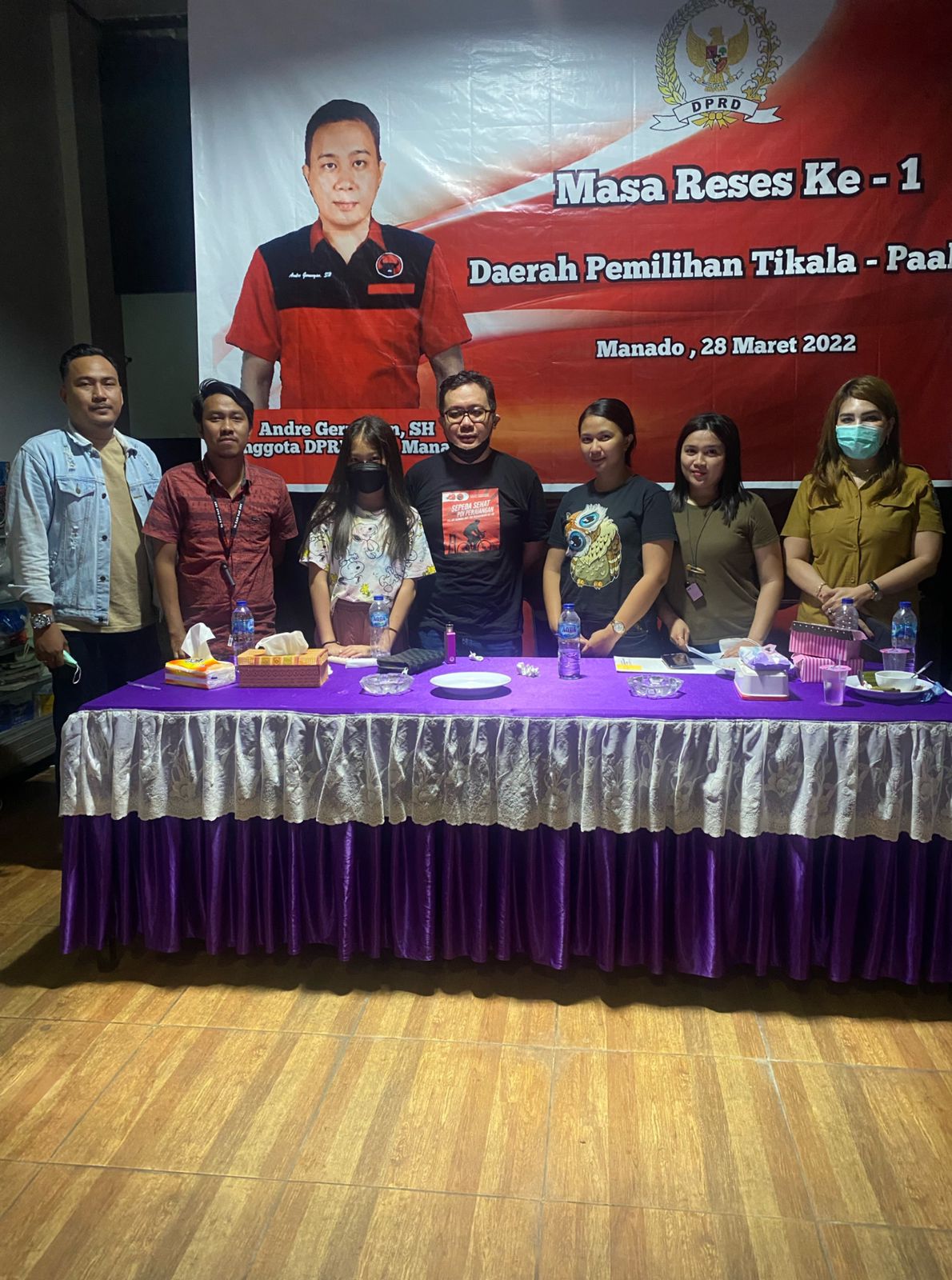 Wakil Rakyat Andre Gerungan Tuntas Gelar Reses di Taas