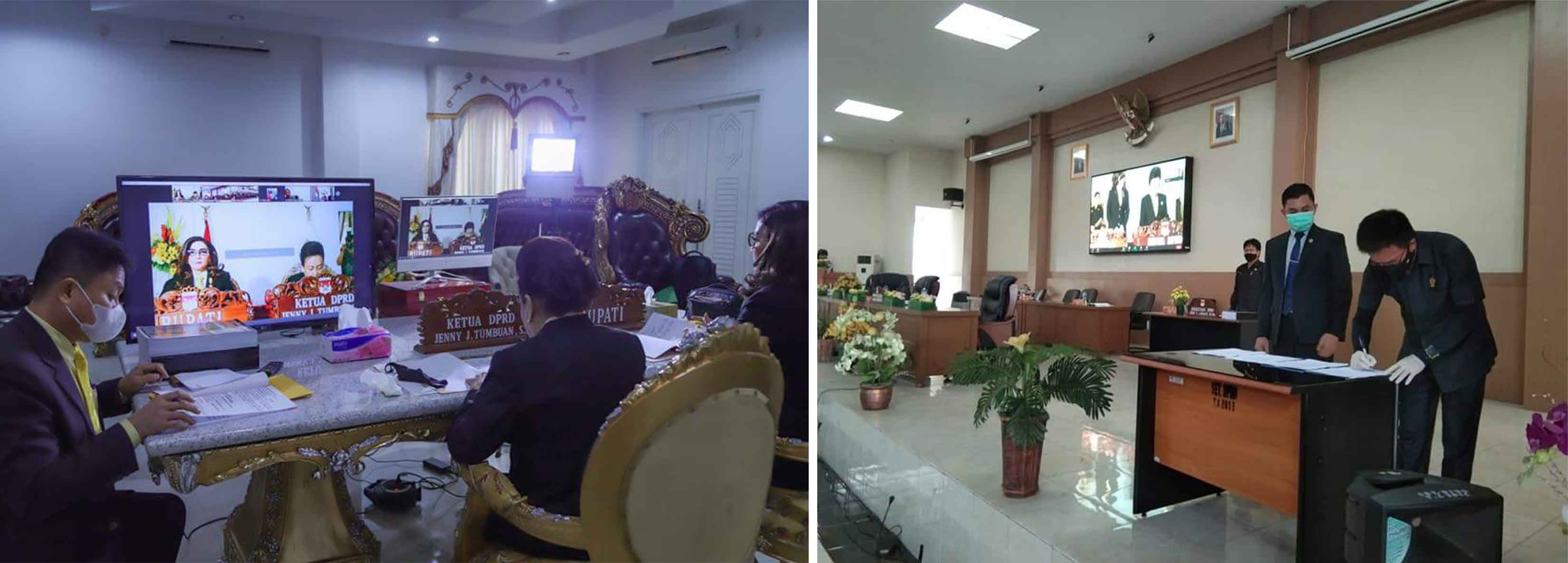 DPRD Minsel Paripurnakan Empat Agenda