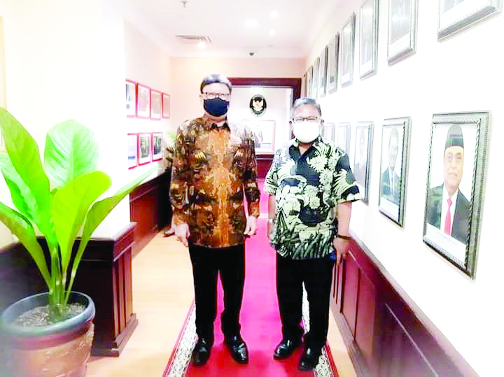 Wabup MAP Temui Menteri Tjahyo Kumolo