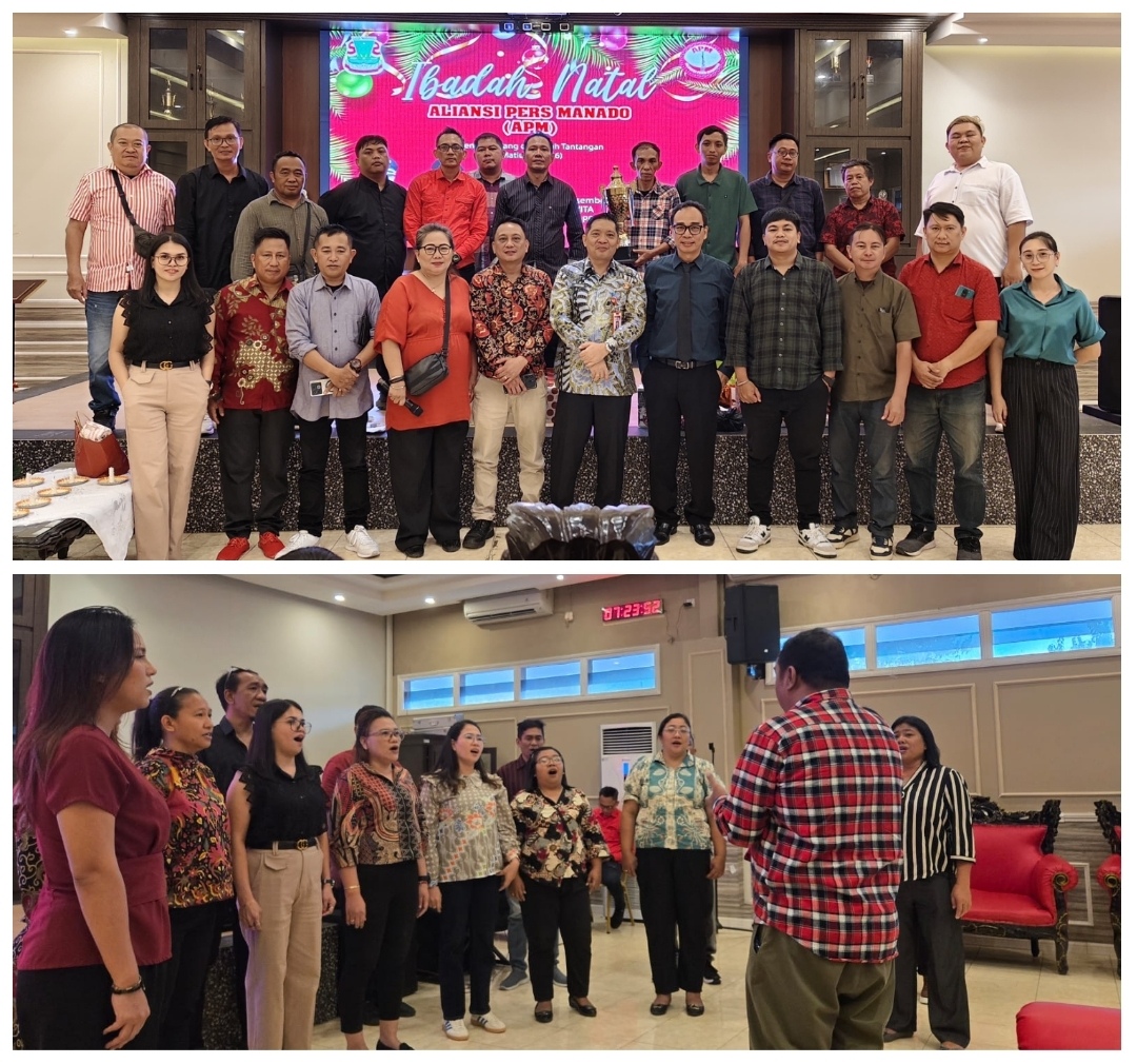 APM Langsungkan Ibadah Pra Natal di PDAM Manado