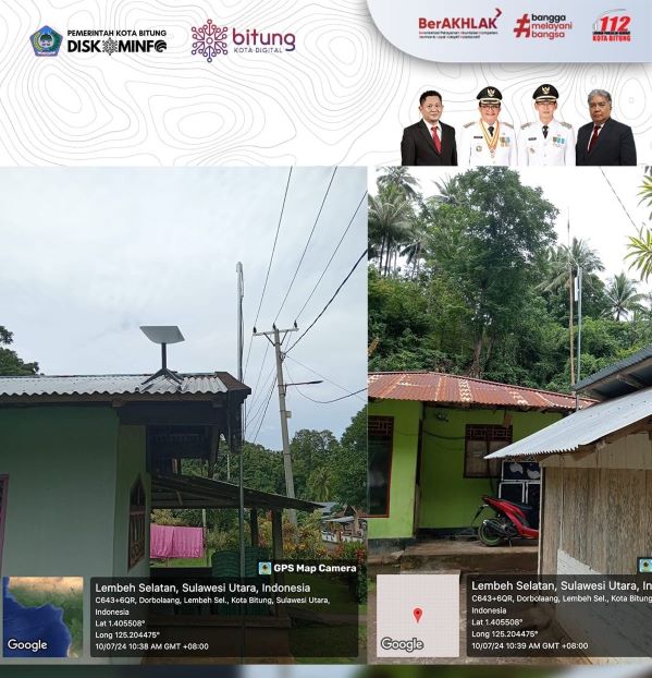 2025 Ratusan Terpasang, Pemkot Bitung Pacu 1000 Titik Internet Gratis