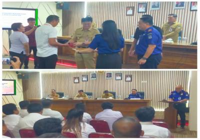 40 Relawan Damkar Dikukuhkan Walikota Andrei Angouw