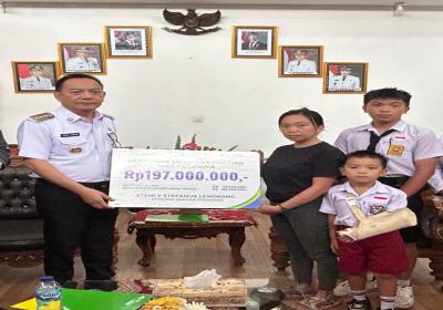 Audiensi dengan BPJS Ketenagakerjaan,  Walikota Caroll Serahkan Bantuan Senilai Ratusan Juta Bagi Perlindungan Sosial Pekerja