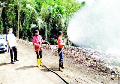 Minimalisir Gas Beracun, TPA Tomohon Dihujani Cairan Ekoenzim