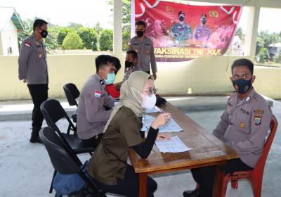 Polres Talaud Gelar Vaksinasi Presisi