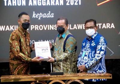 E2L-Mantap Serahkan LKPD ke BPK RI Perwakilan Sulut