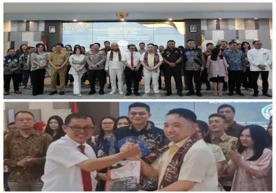 Kejagung RI Hingga Komisaris PT Pertagas Tuturkan Sambutan, Rektor Lantik Enggel Sahanggamu Ketua IKA FEB Unsrat dan Ini Pengurusnya