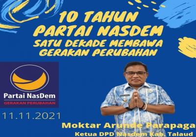MAP : Partai NasDem Konsisten Berjuang Bersama Rakyat