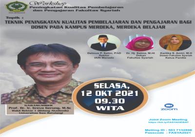 Prof Grevo Gerung Pukau Civitas Akademik IAIN Manado