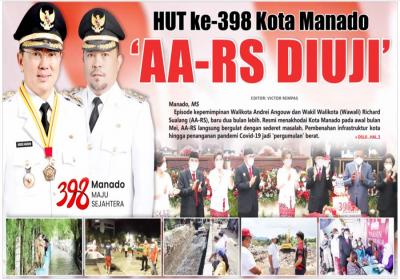 Asa di HUT ke-398 Kota Manado, ‘AA-RS DIUJI’